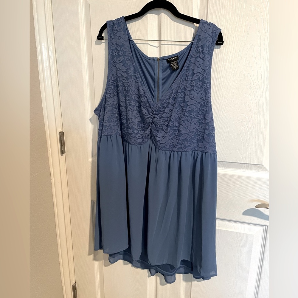 Torrid Dusty Blue Top